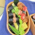 〜みみ〜's cooksnap of when they made お弁当に〜♪リボン風カニかまの天麩羅.