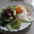 きらり流れ星's cooksnap of when they made お弁当にも！小松菜とベーコンの炒め物.