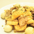 イエローバード's cooksnap of when they made 豚肉と長芋とうずらの胡麻照りペッパー炒め.