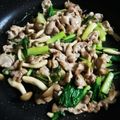 オデッタ's cooksnap of when they made 豚肉と小松菜の柚子胡椒ポン酢炒め.