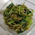 みこひろママ's cooksnap of when they made 茎わかめとほうれん草のナムル風味.