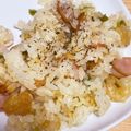 晴れ女☆夏女's cooksnap of when they made 炊飯器で簡単♪えびピラフ.