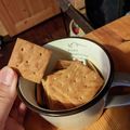 keromi's cooksnap of when they made 袋で作る健康おやつ❸酒粕おからクラッカー.