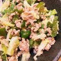 まいちcooking's cooksnap of when they made キャベツとピーマンの肉みそ炒め.