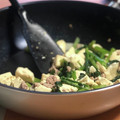 抹茶ソーダ's cooksnap of when they made 木綿豆腐と春菊の炒め煮.