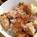 えむじえい's cooksnap of when they made 簡単~漬け込み無し♡厚揚げ&卵の麻薬丼♡.