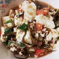 ずみきち's cooksnap of when they made ヘルシー♪豆腐と大葉の塩昆布和え.