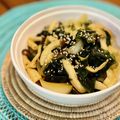 マルんちの丸顔's cooksnap of when they made 簡単♪美味しい♪ワカメのマヨネーズ炒め.