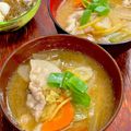 ルぴあ's cooksnap of when they made 『食べるスープ』生姜入りあったか豚汁.