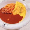 みぽぽ37's cooksnap of when they made オムライスのビーフシチューがけ.