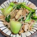 クック茶々茶's cooksnap of when they made 青梗菜と豚バラのオイスターソース炒め.