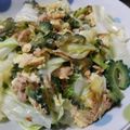 hero79's cooksnap of when they made ゴーヤとキャベツのツナチーズ炒め.
