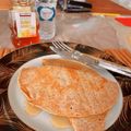 たてえり。's cooksnap of when they made 全粒粉100%のパンケーキ.