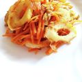 こみく's cooksnap of when they made 人参ちくわのツナカレー炒め.