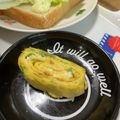 リラシャン's cooksnap of when they made ほうれんそう入りの卵焼き.