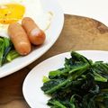 horseland's cooksnap of when they made ほうれん草バター炒め.