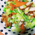 さらさんレシピ's cooksnap of when they made めんつゆで！キャベツとさつま揚げ炒め.