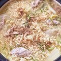 バンビーノ☆'s cooksnap of when they made サッポロ一番 豚肉と白菜のかさねなべ.