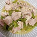chloe15ちゃん's cooksnap of when they made 鶏もも肉とピーマンのネギ塩にんにく炒め.