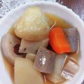 ももんじゃー's cooksnap of when they made 大根 里芋 蓮根 こんにゃく 人参 鶏肉.