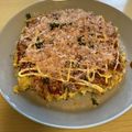ピーナッツ子♪'s cooksnap of when they made 材料3つ！春キャベツのお好み焼き.