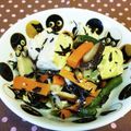 龍青空ママ's cooksnap of when they made 豆腐としいたけの塩炒めひじき入り.