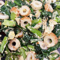 なーなちゃん's cooksnap of when they made 小松菜とちくわと鰹節卵炒め.