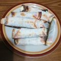 ramieru's cooksnap of when they made 餃子の皮とカニカマ大葉チーズでおつまみ.