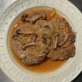 ML16CF's cooksnap of when they made フライパンで和風煮込みハンバーグ♪.