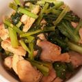 ✧RRR✧'s cooksnap of when they made 節約料理　鶏と小松菜のにんにくポン酢.