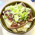 azbjbn's cooksnap of when they made 新玉ねぎたっぷり♪カツオのたたき丼.