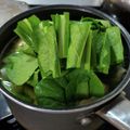 ｸﾏﾘｴ's cooksnap of when they made 小松菜と油揚げと豆腐の味噌汁.