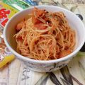 ☆３匹の子ぶた☆'s cooksnap of when they made レンジで簡単☆サバ味噌缶のトマトビーフン.
