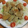 55才のおじさん's cooksnap of when they made ご飯にもお酒にも！鶏ももの簡単漬け焼き.