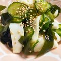 MapiSapi's cooksnap of when they made わかめときゅうりの酢の物.