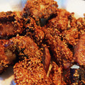 智恵ちゃんのつく恋慕's cooksnap of when they made サバの黒ごま揚げ.