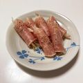 クックYFJTIG☆'s cooksnap of when they made 超簡単おつまみ！生ハムミョウガ.