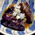 見習い台所戦士's cooksnap of when they made 焼き茄子のニンニクダレ和え.
