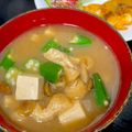 ルぴあ's cooksnap of when they made オクラとなめこの味噌汁.