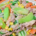 ☆３匹の子ぶた☆'s cooksnap of when they made 豚肉と青梗菜のシチュー炒め.