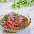 Satoco❋'s cooksnap of when they made めかぶとわかめの酢玉ねぎ和え♪.