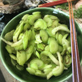 cheesedog's cooksnap of when they made 【簡単5分！】セロリの浅漬け.