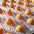 喜八＆Hacchi's cooksnap of when they made １歳おやつ☆かぼちゃとさつまいものボーロ.