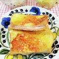 在宅勤務のおじさん's cooksnap of when they made ハニーなハムとチーズのクロックムッシュ♪.