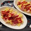 ☆hikonyan☆'s cooksnap of when they made 簡単☆ハム入りスクランブルエッグ ♡.