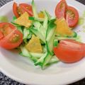 ☆３匹の子ぶた☆'s cooksnap of when they made キュウリとオレンジの時短酢の物.