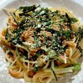 ♪ゆかたん♡'s cooksnap of when they made 混ぜるだけ簡単！虜になる明太納豆パスタ.