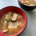Moggieneko's cooksnap of when they made 大根と厚揚げの味噌汁.