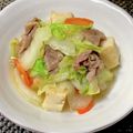 ☆３匹の子ぶた☆'s cooksnap of when they made 白菜と豚肉と豆腐の甘辛煮.