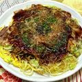 にきけん's cooksnap of when they made やきそば麺で！簡単お好み焼き.